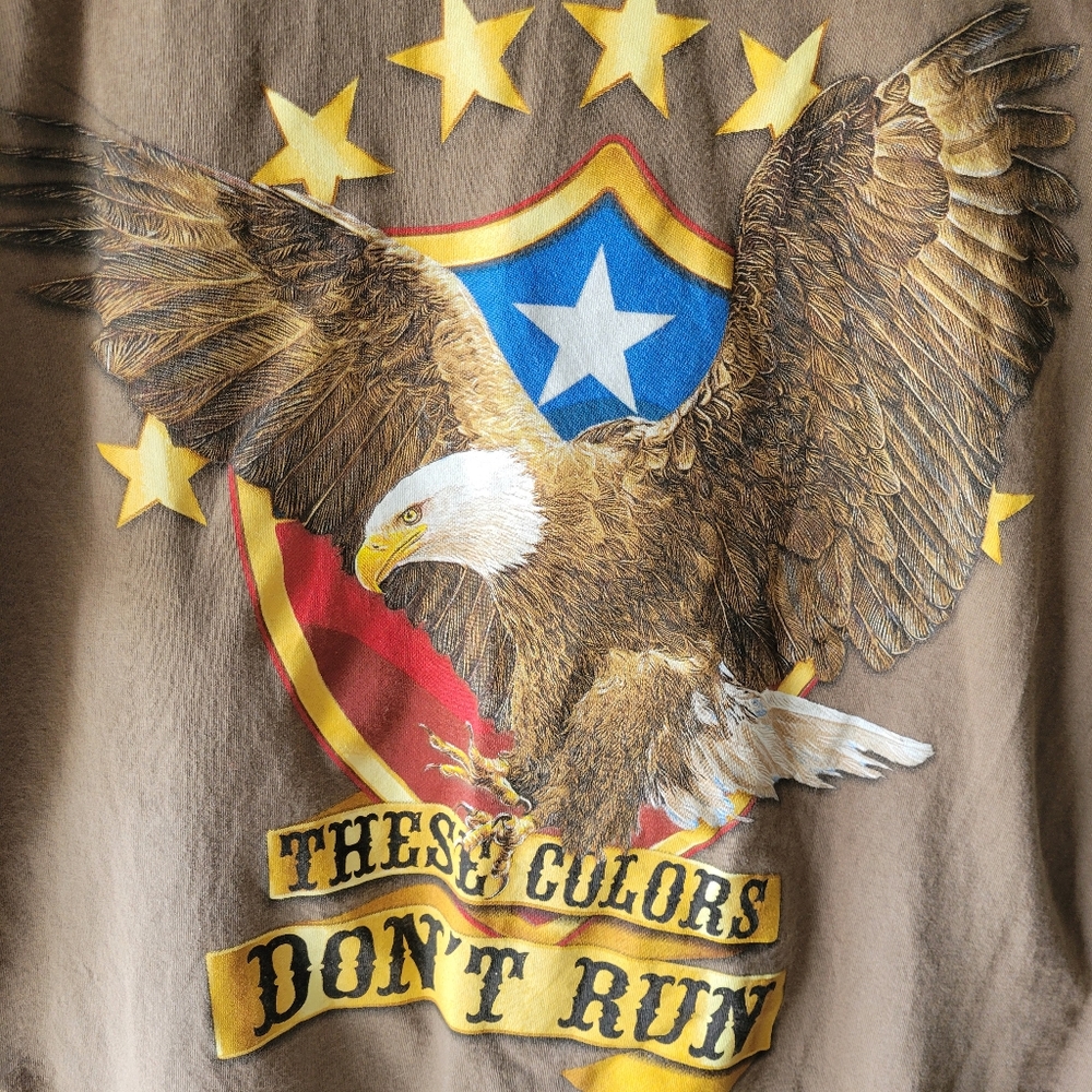 Patriot Tshirt "These Colors Don't Run"